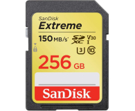 Sandisk 256GB SDXC Extreme zapis 70MB/s odczyt 150MB/s - 485331 - zdjęcie 1